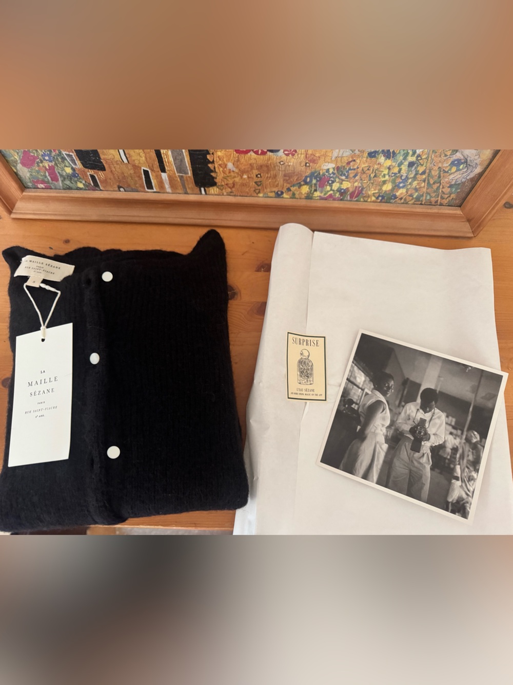 Sezane Black Gaspard Cardigan Pack 🖤